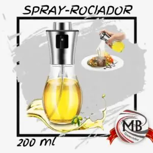 Spray rociador de aceite y vinagre 200ml vidrio acero inoxidable venta por mayor Argentina.