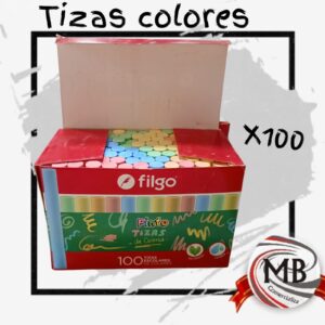 TIZAS COLORES X 100 FILGO