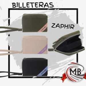 Billetera tarjetero mini con correa de mano y organizador de acordeón interno. Accesorio de marroquinería por mayor en Argentina, distribución de MB