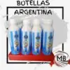 Pack de botellas deportivas Argentina diseño celeste y blanco con tapa a rosca. DESPACHO EN 48 HORAS GARANTIZADO a todo el país. Calidad mayorista directa en MB Comercializa.