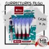 "Referente en distribución mayorista de correctores tipo lápiz en Argentina. MB Comercializa: Abastecimiento nacional de correctores de precisión en caja exhibidora x 24 unidades para librerías y empresas."