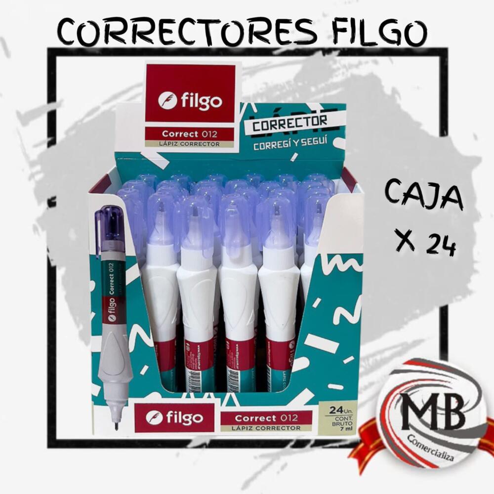 "Referente en distribución mayorista de correctores tipo lápiz en Argentina. MB Comercializa: Abastecimiento nacional de correctores de precisión en caja exhibidora x 24 unidades para librerías y empresas."