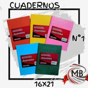 "Principal distribuidor de cuadernos escolares N°1 en Argentina. MB Comercializa: Venta mayorista de cuadernos 16x21 tapa blanda tipo araña para abastecimiento nacional de librerías."