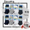Soquetes para hombre pack x12 venta por mayor en Argentina despacho 48 horas. MB Comercializa artículos textiles mayoristas envíos a todo el país para comercios y revendedores.