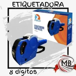 Etiquetadora manual de 8 dígitos para precios y códigos. Venta por mayor con envíos a toda la Argentina por MB comercializa.