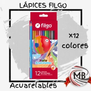Lápices de colores acuarelables x12 unidades calidad premium para dibujo y arte venta por mayor Argentina distribuidora nacional MB Comercializa envios a todo el pais libreria y bazar.