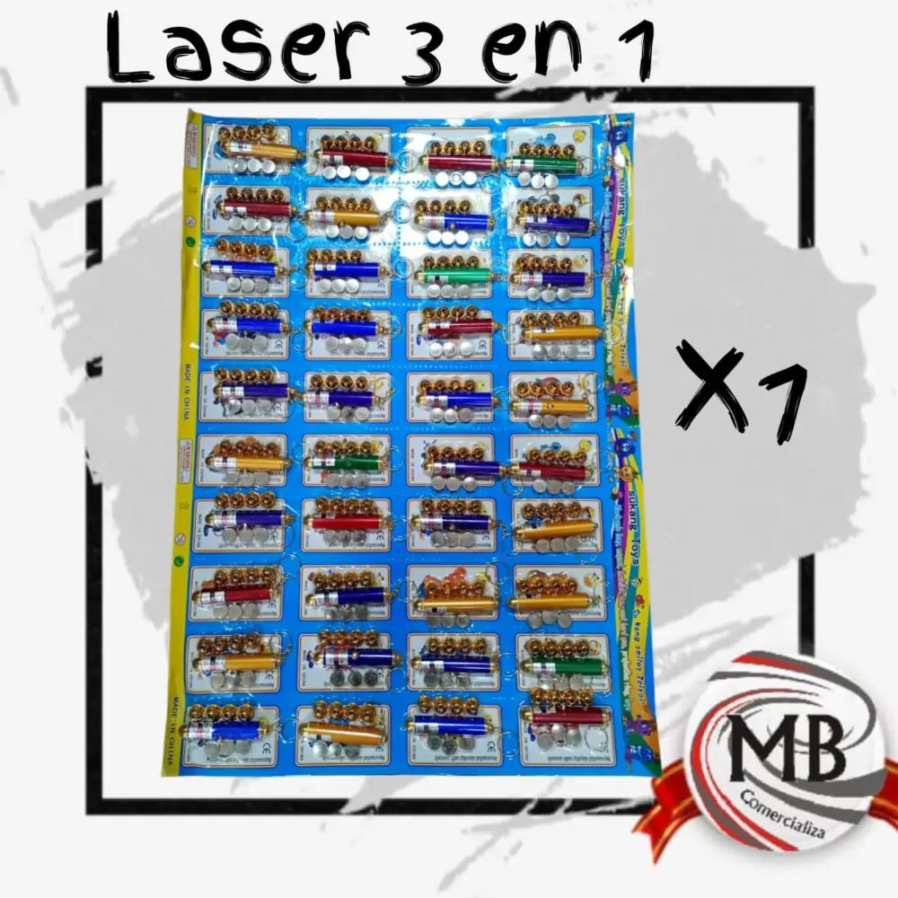 Lote mayorista de punteros multifunción 3 en 1. Distribución nacional MB Comercializa Argentina.