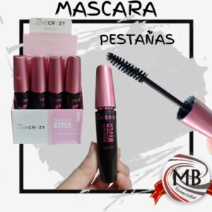 Máscara de pestañas genérica con cepillo de definición y volumen en color negro para distribución mayorista en Argentina - MB Comercializa.