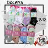 Soquetes dama pack x12 venta por mayor en Argentina despacho 48 horas. MB Comercializa artículos textiles mayoristas envíos a todo el país para comercios y revendedores.