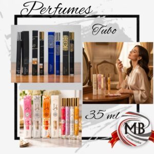 "Perfumes tubo 35ml por mayor MB Comercializa. Distribuidor directo en Argentina con despacho en 48hs. Fragancias alternativas económicas para revendedores y locales."
