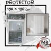 Protector de cortina de baño Caresse 180x180 cm. Venta por mayor en toda Argentina con MB Comercializa. Distribuidora mayorista de artículos de hogar.