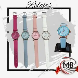 "Relojes femeninos por mayor en Argentina: Referencia DQ2283 con malla delgada de cuero ecológico y detalles minimalistas. Distribuidor mayorista con logística de entrega rápida en 48 horas y tarifas directas de importación."