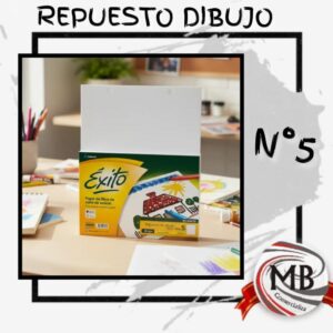 "Líder en provisión mayorista de repuestos de dibujo N°5 en Argentina. MB Comercializa: Abastecimiento nacional de hojas blancas escolares de alta calidad para dibujo artístico y técnico."