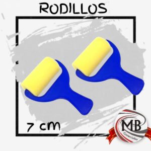 Rodillos de goma espuma 7cm. Venta por mayor en toda la Argentina - MB Comercializa.