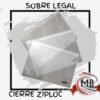Sobres transparentes medida oficio legal con cierre hermético reforzado venta mayorista Argentina MB Comercializa.
