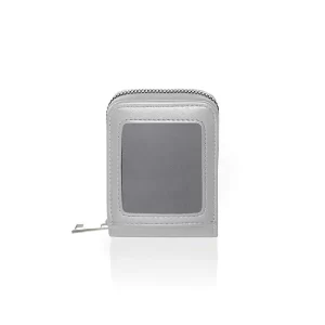 Distribución mayorista de tarjeteros metalizados con cierre perimetral en Argentina, organizador de tarjetas y documentos de diseño compacto, accesorios de marroquinería MB Comercializa con salida de depósito en 48 horas.