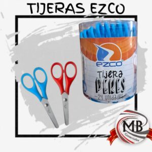 Tijeras escolares infantiles de 13 cm con punta roma. Pack por 24 unidades para librerías. Venta por mayor con envíos a toda la Argentina por MB comercializa.