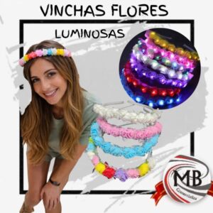 Distribuidora mayorista de Vinchas de Flores Luminosas LED. MB Comercializa: envíos a toda la Argentina con despacho en 48hs. Precios directos de fábrica para maximizar tu rentabilidad en cotillón premium.