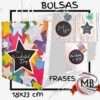 BOLSAS CARTON FRASES 18X23 CM