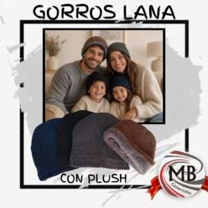 Gorros de lana lisos premium para adultos y jóvenes. Abastecé tu negocio con precios mayoristas directos en Argentina. Distribución de accesorios de abrigo con despacho estratégico a todo el país en un máximo de 48 horas mediante MB comercializa.com.ar.