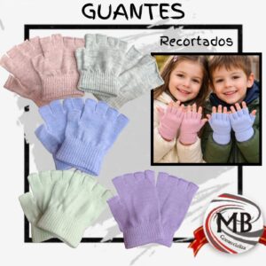 GUANTES RECORTADOS INFANTILES