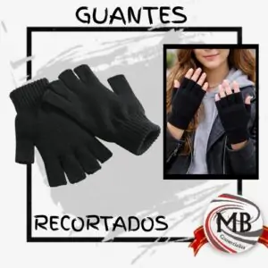 Guantes mitones de lana lisos en color negro para adultos. Venta por mayor con logística de 48 horas en toda la Argentina y precios directos mayoristas a través de MB Comercializa.