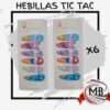 Hebillas Tic Tac Ositos x6 por mayor con precios directos de distribuidora mayorista MB Comercializa. Despacho garantizado en 48 horas a todo el territorio nacional argentino.