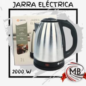 Pava eléctrica de acero inoxidable 2 litros 2000W pack mayorista MB Comercializa
