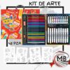 Kit de arte infantil de 48 piezas con lápices, marcadores y acuarelas. Venta por mayor con precios mayoristas para jugueterías y librerías. Distribución nacional con despacho en 48 horas a toda Argentina por MB Comercializa.