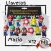 Llaveros de colección genéricos inspirados en personajes de videojuegos populares. Set mayorista x12 unidades en su empaque original de fábrica. Producto listo para reventa con despacho en 48 horas en Argentina por MB Comercializa.