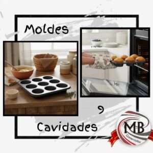 MOLDE TEFLON 9 CAVIDADES
