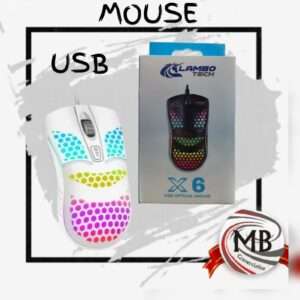 Mouse USB óptico gamer con luces RGB MB comercializa. Venta mayorista de electrónica y accesorios de computación en Argentina. Despacho nacional en 48hs con precios directos mayoristas para locales y revendedores.