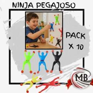 PACK X10 NINJAS PEGAJOZOS