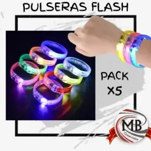 Pulseras químicas luminosas de neón para fiestas y eventos nocturnos. Accesorios brillantes de cotillón venta mayorista en Argentina con despacho en 48 horas por MB Comercializa.