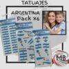 "Tatuajes temporales infantiles de personajes clásicos y animados. DESPACHO EN 24 HORAS a todo el territorio nacional argentino. Precios directos mayoristas en MB comercializa.com.ar para kioscos y jugueterías."