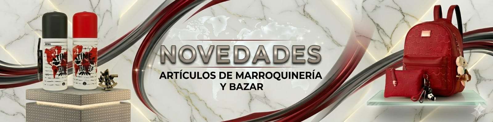 Artículos de marroquinería y bazar con despacho en 48 horas a todo el país y precios directos de mayorista en MB Comercializa Argentina.