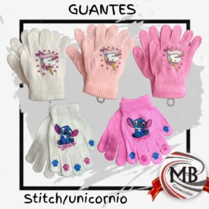 GUANTES PERSONAJES STITCH-UNICORNIO