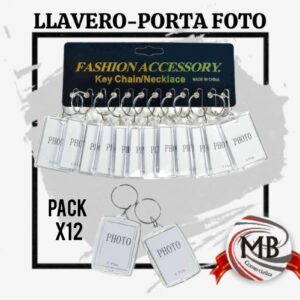 PACK X12 LLAVEROS PORTA FOTO