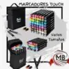 Set de marcadores artísticos de doble punta en estuche portátil con amplia gama de colores. Venta por mayor en toda la Argentina con despachos en 48 horas y precios directos mayoristas en MB Comercializa.