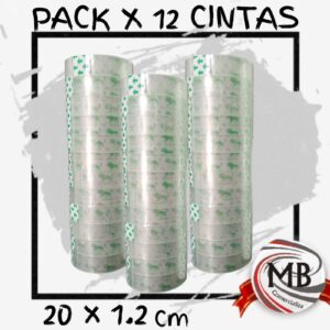 PACK X12 CINTAS ADHESIVAS 20X1.2CM