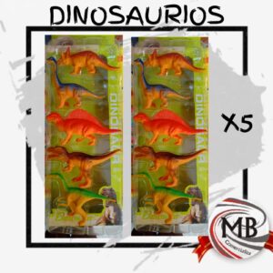 DINOSAURIOS CAJA X 5