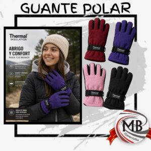 "Guantes de polar soft abrigados para invierno. DESPACHO EN 24 HORAS a todo el territorio nacional argentino. Precios directos mayoristas en MB comercializa.com.ar para locales de indumentaria y polirrubros."
