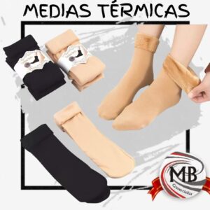 "Medias térmicas de abrigo con interior suave. DESPACHO EN 24 HORAS hacia todo el territorio nacional argentino. Precios directos mayoristas en MB comercializa.com.ar para locales de indumentaria y polirrubros."