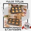 Moldes de teflón con 6 cavidades en formas de corazón y conchas marinas para repostería fina. Distribución con despacho en 24 horas a Salta, Jujuy, Tucumán y todo el interior del país con precios directos mayoristas.