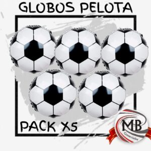 PACK X5 GLOBOS PELOTAS