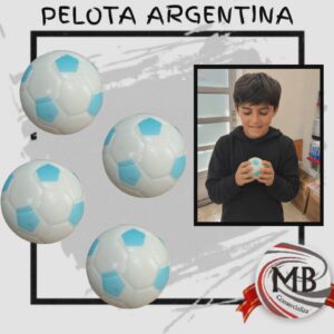 PELOTAS SOFT ARGENTINAS ANTIESTRES 7 CM