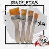 PINCELETAS X 4 VARIOS NÚMEROS MB13523