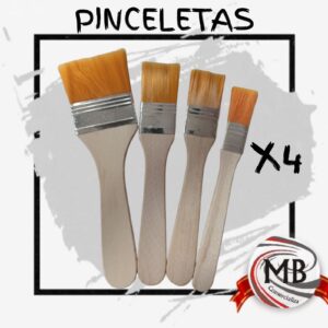 PINCELETAS X 4 VARIOS NÚMEROS MB13523