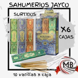 PACK X 6 CAJAS SAHUMERIOS JAYCO MASALA