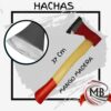 HACHA MANO MANGO MADERA 37 CM